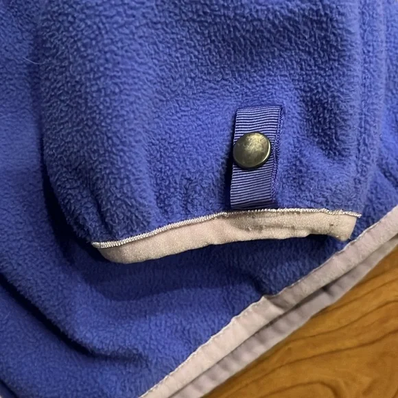 The North Face zip up purple with lavender trim jacket - Picture 3 of 6